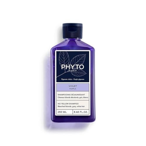 PHYTO PURPLE No Yellow Shampoo - Sulfate Free for Gray, White, and Bleached Blonde Hair - 8.45 fl oz Avelisse