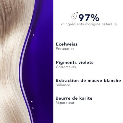 PHYTO PURPLE Repairing No Yellow Mask – Deep Hydration for Gray, White & Bleached Blonde Hair – 6.76 fl oz