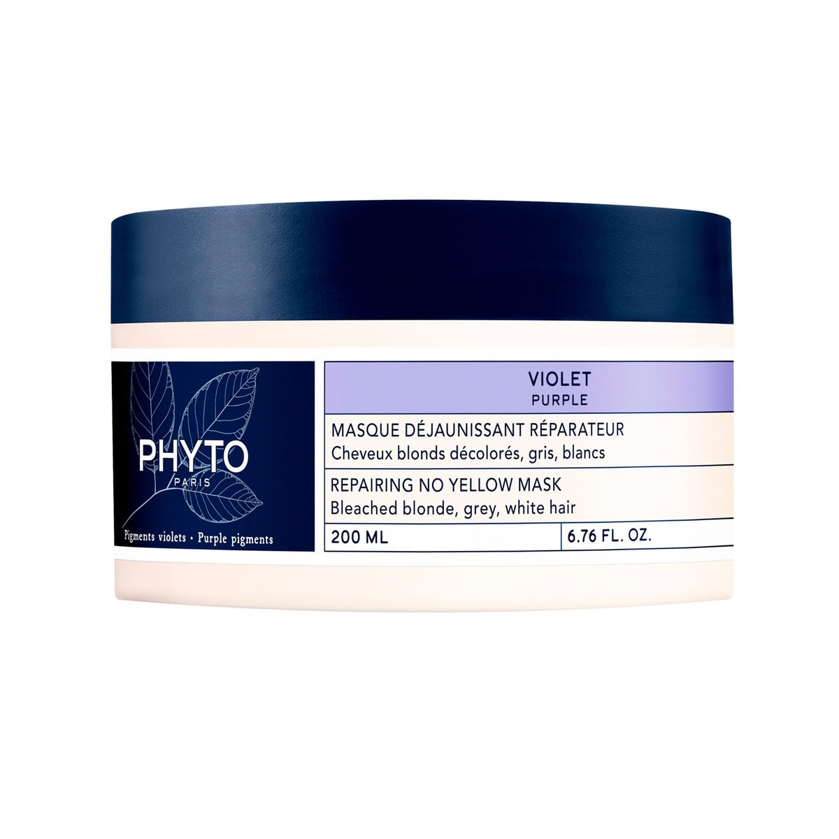 PHYTO PURPLE Repairing No Yellow Mask – Deep Hydration for Gray, White & Bleached Blonde Hair – 6.76 fl oz - görsel 1