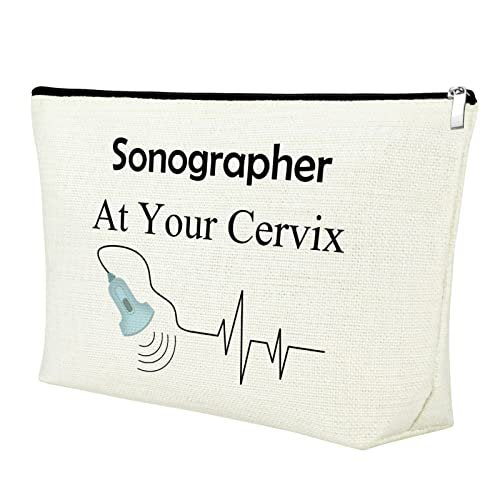 Sonographer Gift Makeup Bag - Ultrasound Technician Appreciation Cosmetic Pouch for Women Radiologist Tech Student Graduation Birthday - görsel 2