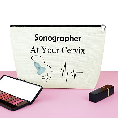 Sonographer Gift Makeup Bag - Ultrasound Technician Appreciation Cosmetic Pouch for Women Radiologist Tech Student Graduation Birthday - görsel 12