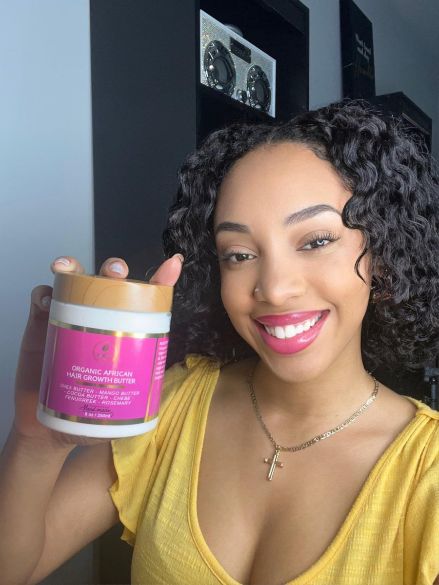 Chebe Hair Growth and Thickening Butter - Ayurvedic Deep Conditioner with Shea, Cocoa, Mango Butter, Fenugreek, and Rosemary for All Hair Types (8 oz) Avelisse
