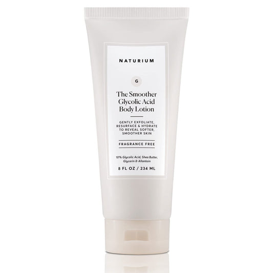 Naturium The Smoother Glycolic Acid Body Lotion - 10% Glycolic Acid Resurfacing & Exfoliating Treatment, 8 oz Avelisse