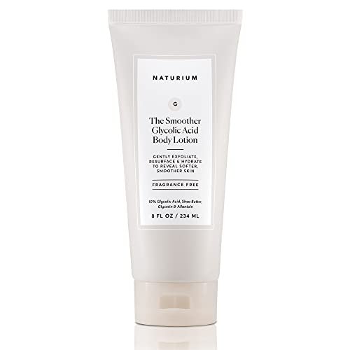 Naturium The Smoother Glycolic Acid Body Lotion - 10% Glycolic Acid Resurfacing & Exfoliating Treatment, 8 oz Avelisse