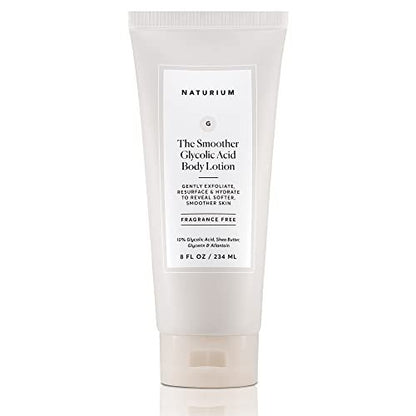 Naturium The Smoother Glycolic Acid Body Lotion - 10% Glycolic Acid Resurfacing & Exfoliating Treatment, 8 oz Avelisse