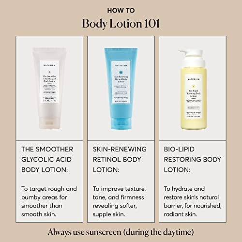 Naturium The Smoother Glycolic Acid Body Lotion - 10% Glycolic Acid Resurfacing & Exfoliating Treatment, 8 oz Avelisse