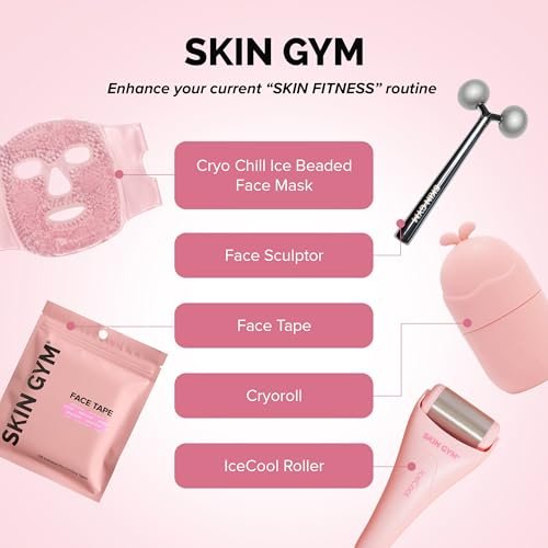 SKIN GYM CryoChill Ice Beaded Face Mask – Reusable Cooling Cryo Mask for Puffiness & Headache Relief Avelisse