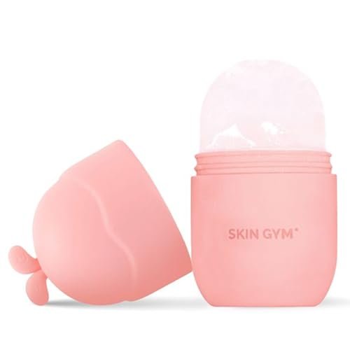 Skin Gym Ice Roller for Face – Pink Cryo Facial Roller for Depuffing, Pore Minimizing & Soothing Avelisse