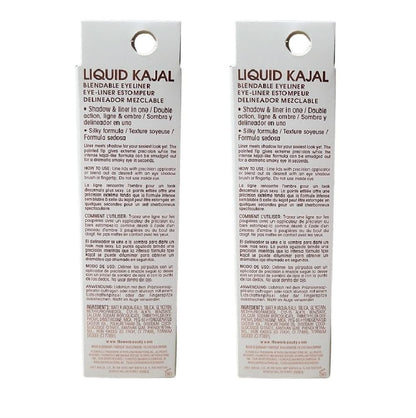FLOWER BEAUTY Liquid Blendable Eyeliner, Spiced LK1 - Pack of 2 - Brown Eyeliner for Soft, Smudged Looks