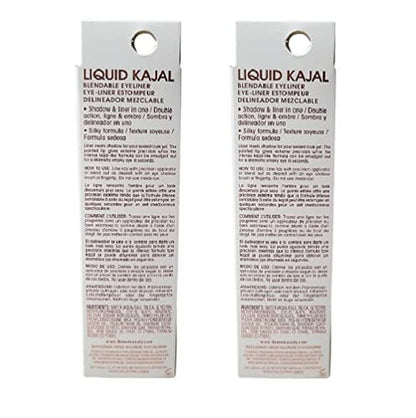 FLOWER BEAUTY Liquid Blendable Eyeliner, Spiced LK1 - Pack of 2 - Brown Eyeliner for Soft, Smudged Looks