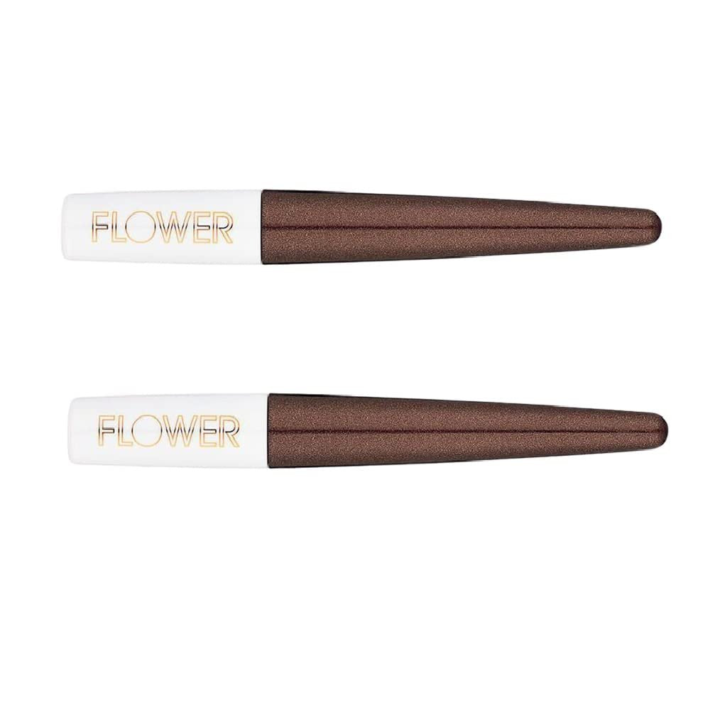 FLOWER BEAUTY Liquid Blendable Eyeliner, Spiced LK1 - Pack of 2 - Brown Eyeliner for Soft, Smudged Looks - görsel 7