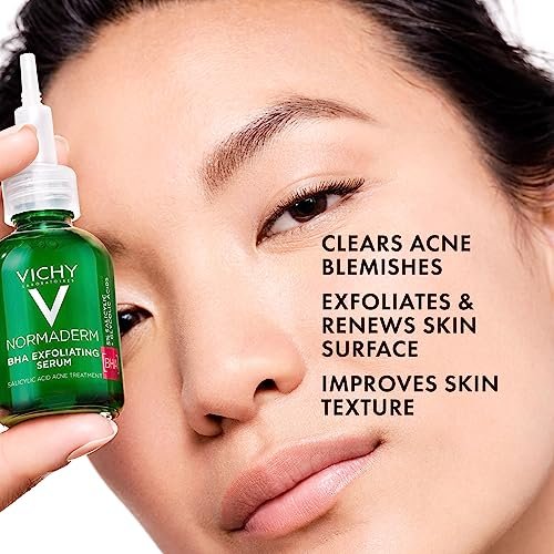 Vichy Normaderm BHA Exfoliating Serum - Salicylic Acid & Glycolic Acid Acne Treatment, 1.01 Fl Oz Avelisse