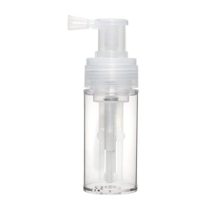 Duehut 110ml Powder Spray Bottle - Portable Detachable Travel Spray Bottle for Hair Fiber, Cosmetics, and Home Use - görsel 1