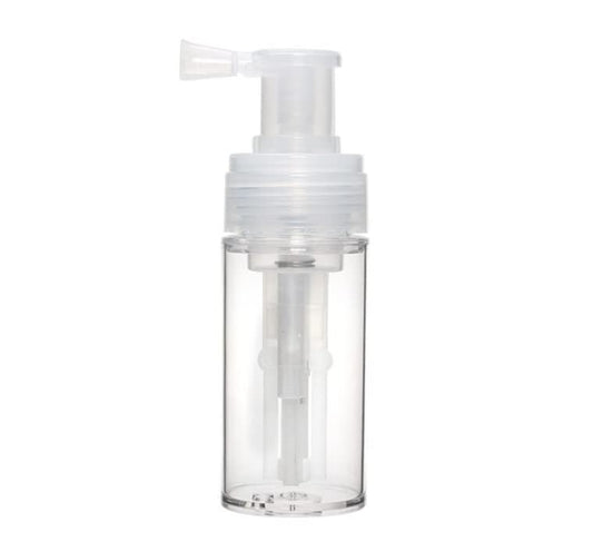 Duehut 110ml Powder Spray Bottle - Portable Detachable Travel Spray Bottle for Hair Fiber, Cosmetics, and Home Use