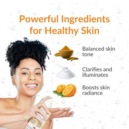 Nasola Kojic Acid Body Wash – Turmeric & Vitamin C Skin Brightening Shower Gel – Deep Gentle Moisturizer for Women & Men – Hydrating Body Wash for All Skin Types – 11.8 fl oz Avelisse