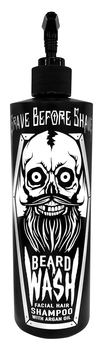 Grave Before Shave Beard Wash 16 oz with Pump Top - Premium Beard Cleanser for Men - görsel 1