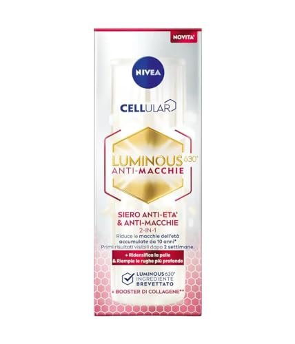 NIVEA Cellular Luminous630 Anti-Spot & Anti-Age Face Serum – 30 ml for Brighter, Even-Toned Skin with Hydration & Firmness Support Avelisse