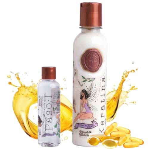 RITUAL BOTANICO Keratina Organica 250 ML – 12 Natural Oils & Amino Acids for Smooth, Silky Hair (4-6 Months Effect) with Argan, Green Tea, Shea - görsel 2