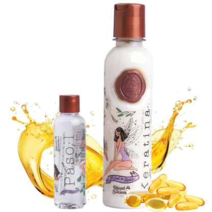 RITUAL BOTANICO Keratina Organica 250 ML – 12 Natural Oils & Amino Acids for Smooth, Silky Hair (4-6 Months Effect) with Argan, Green Tea, Shea