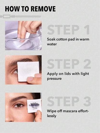 SHEGLAM 2 In 1 Black Volume and Length Washable Mascara - Long Lasting Dual-Ended Tubing Eye Makeup