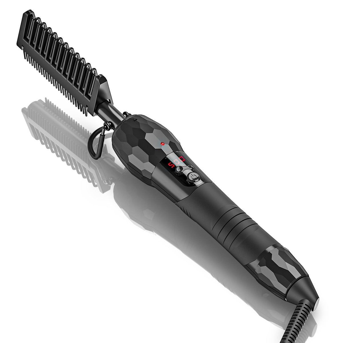 LURA 180°F-500°F Electric Hot Comb Straightener for Lace Front Wigs and African American Hair, Digital Display, Pressing Comb for Black Women Avelisse