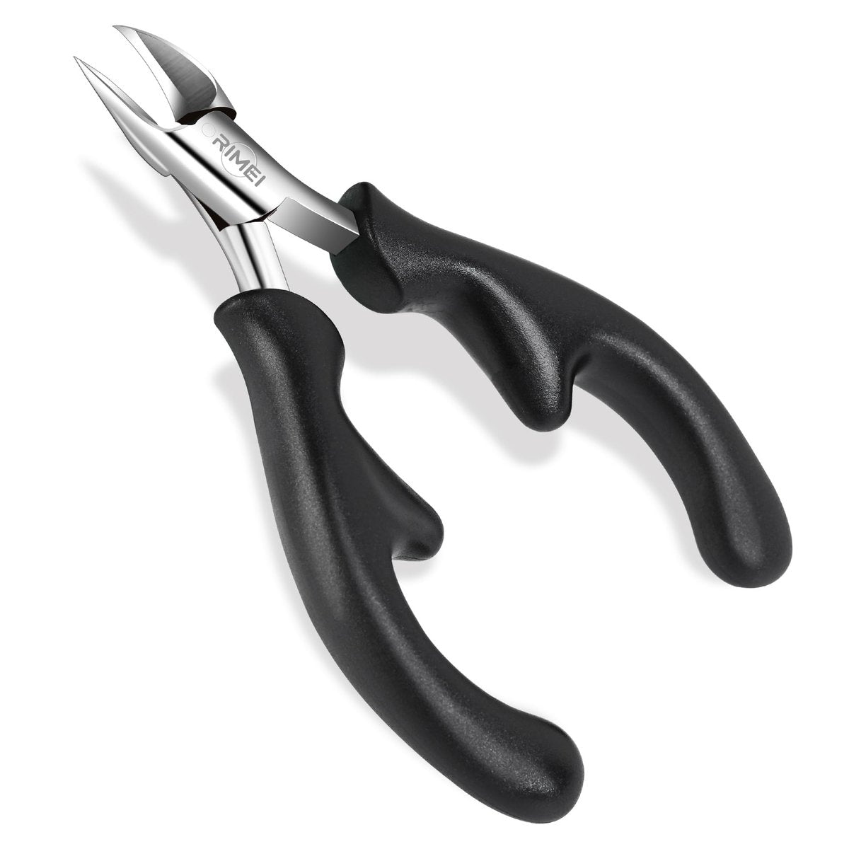 RIMEI Professional Toenail Clippers for Thick & Ingrown Nails – Podiatrist Recommended, Stainless Steel Curved Blade for Men & Seniors - görsel 1
