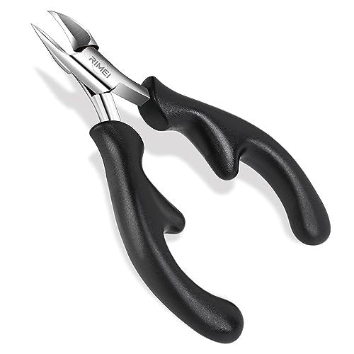 RIMEI Professional Toenail Clippers for Thick & Ingrown Nails – Podiatrist Recommended, Stainless Steel Curved Blade for Men & Seniors - görsel 2