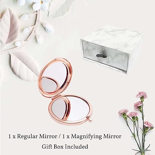 boutikpro Sister Gifts Compact Mirror - To My Beautiful Sister Rose Gold Compact Mirror for Women - görsel 8