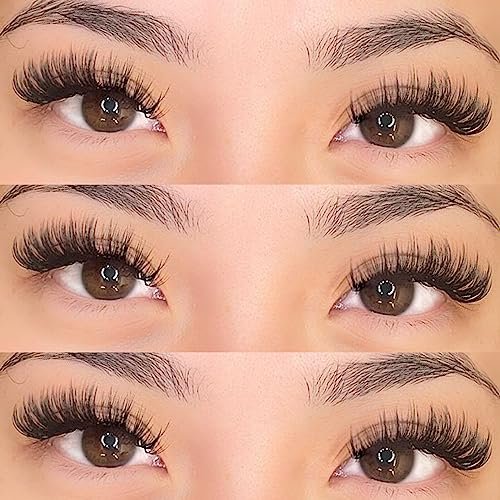 Natural Look Cat Eye False Eyelashes - Wispy Fox Eye Lashes 15mm 6D Volume Strip Lashes by PHKERATA (7 Pairs) - görsel 4