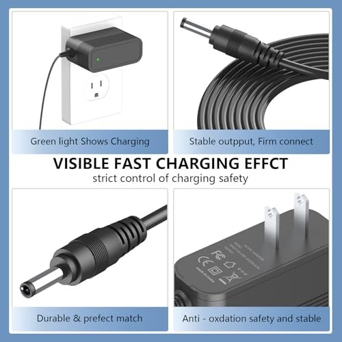 Replacement Charger for Remington PG525 PG6025 MB2500 PG6135 PG6060 All-in-One Trimmer - AC Adapter Power Cord - görsel 6