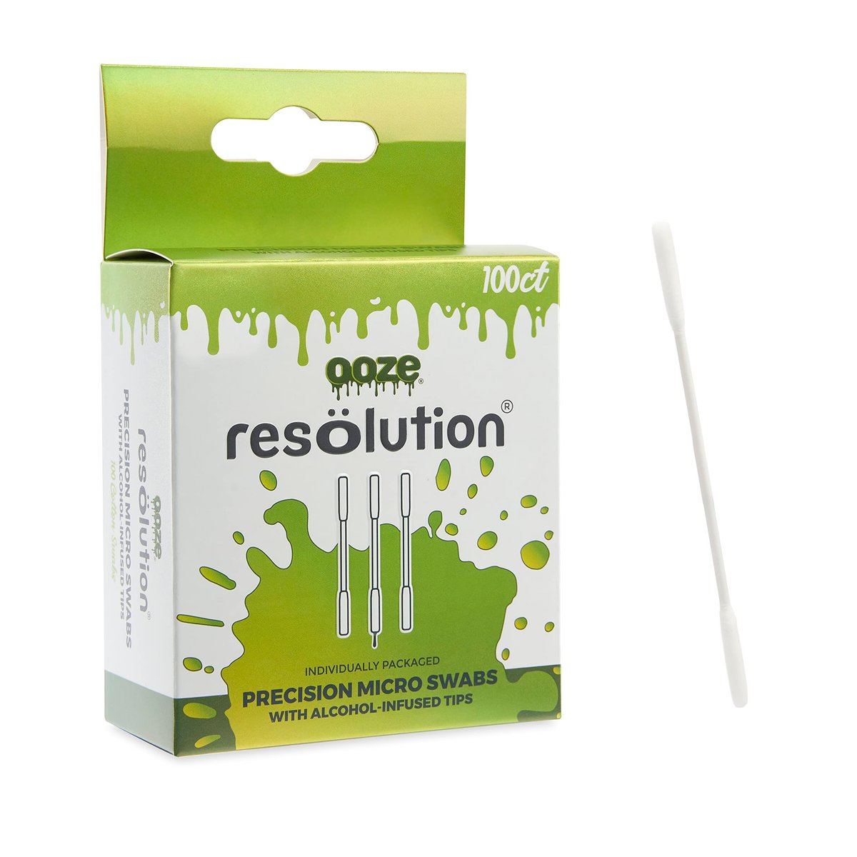 Resolution Alcohol Cotton Swabs - Super Slim Precision Micro Swabs with Rubbing Alcohol - görsel 3