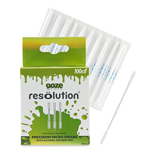 Resolution Alcohol Cotton Swabs - Super Slim Precision Micro Swabs with Rubbing Alcohol - görsel 2