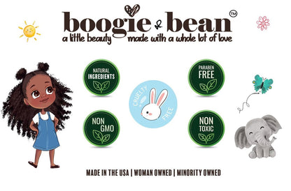 Boogie and Bean Kids Hair Oil – Nourishing Oil for Curly, Natural, Braided Styles – Suitable for Infants, Girls, Boys with 4C Hair Avelisse