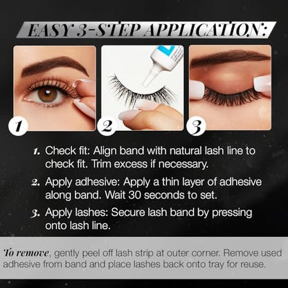 Ardell Studio Effects Demi Wispies False Eyelashes, Custom Layered Wispy Lashes for Natural Volume and Length, 4 Pack Avelisse