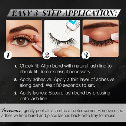 Ardell Studio Effects Demi Wispies False Eyelashes, Custom Layered Wispy Lashes for Natural Volume and Length, 4 Pack Avelisse