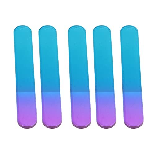 Ymiko 5-Pack Glass Nail Files with Cases – Double Sided Physical Polishing, Professional Manicure Tools, White - görsel 14