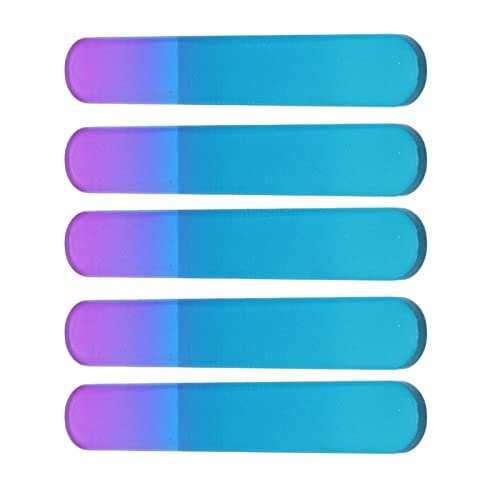 Ymiko 5-Pack Glass Nail Files with Cases – Double Sided Physical Polishing, Professional Manicure Tools, White - görsel 16