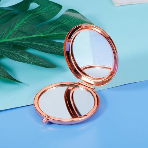 Christian Gifts for Teen Girls Women - Inspirational Bible Verse Compact Mirror - Rose Gold - görsel 9