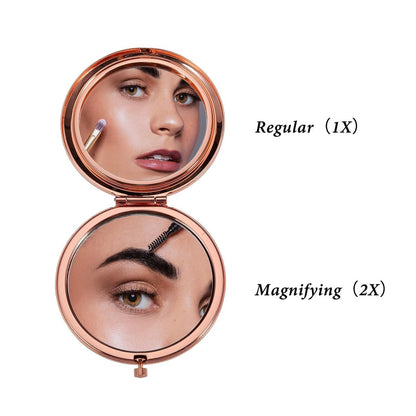 Christian Gifts for Teen Girls Women - Inspirational Bible Verse Compact Mirror - Rose Gold