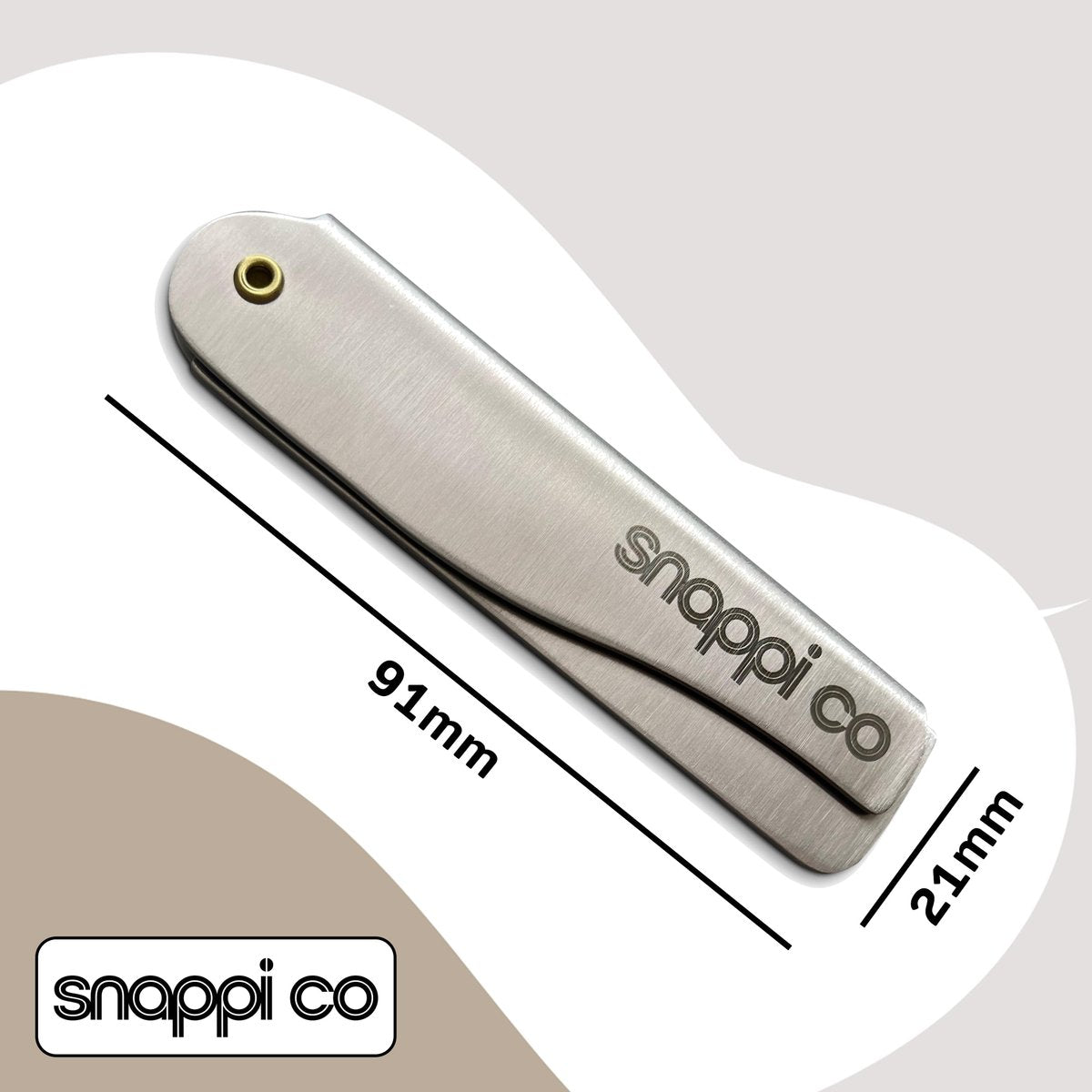 Snappi Co® Metal Folding Beard Comb – 304 Stainless Steel Pocket Comb for Men, Beard Grooming, Mustache Care, Portable EDC Accessory, Gift Box Included - görsel 7
