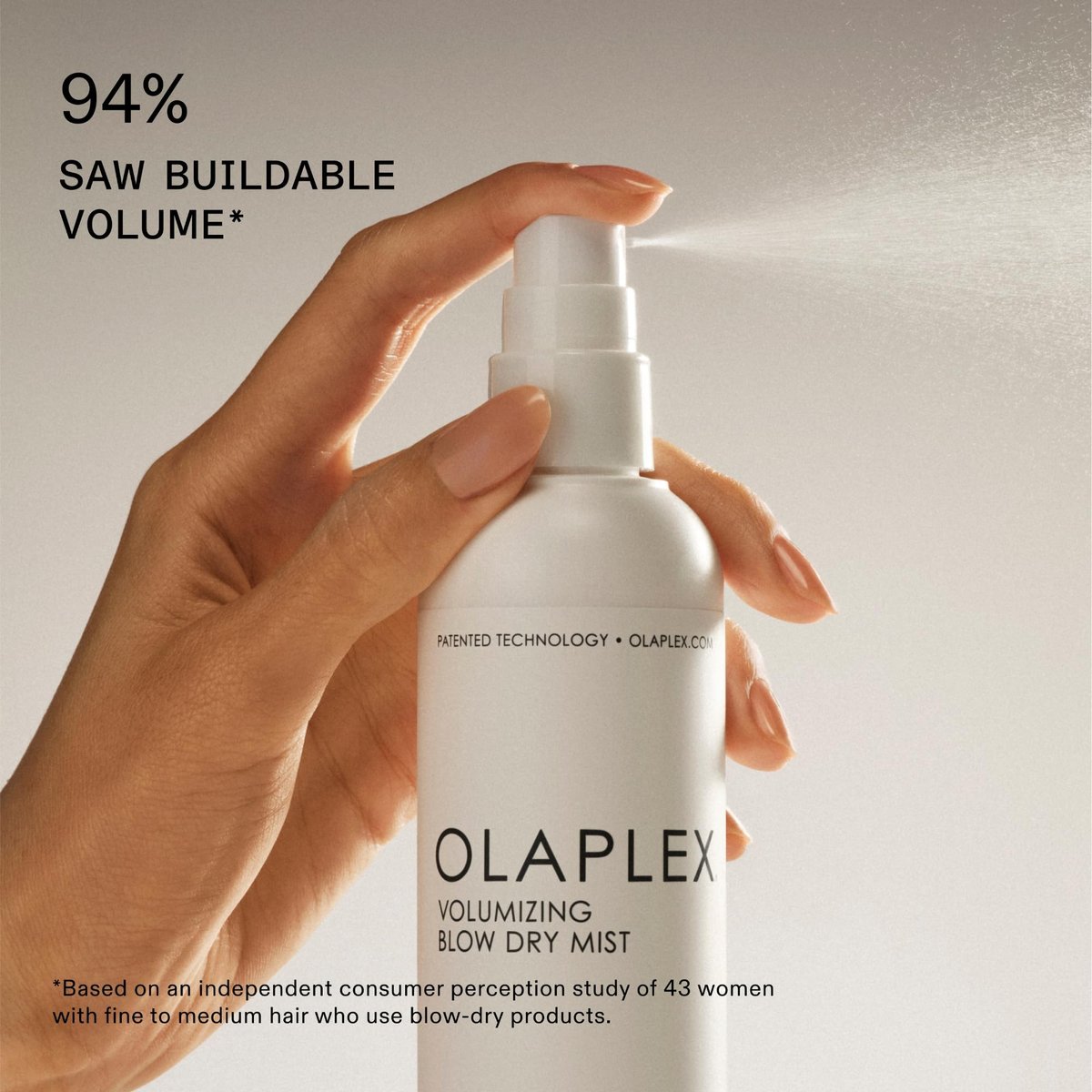 Olaplex Volumizing Blow Dry Mist – Weightless Volume, Body & Bounce with 450°F Heat Protection, 150 mL Avelisse