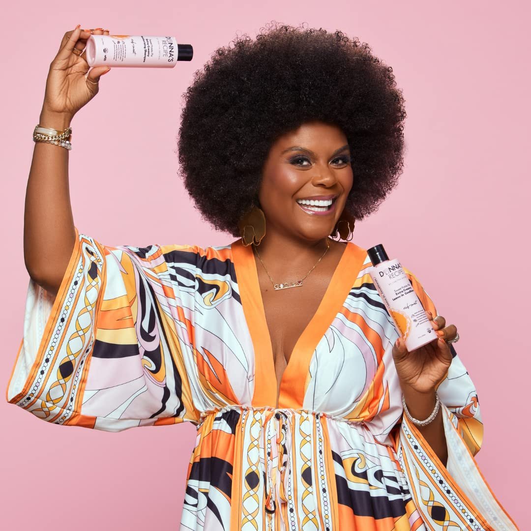 Donna's Recipe by Tabitha Brown – Sweet Potato Pie Extra-Creamy Leave-In Conditioner – Deep Moisture & Curl Definition – Sulfate-Free – 8 oz Avelisse