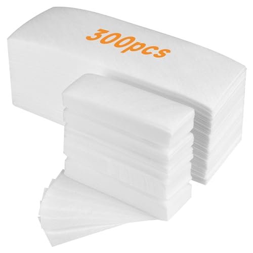 FEBABACI 300 Pcs Non Woven Wax Strips for Body and Facial Hair Removal - Professional Waxing Strips Without Wax (2.8" x 7.9" & 1.4" x 3.9") - görsel 2