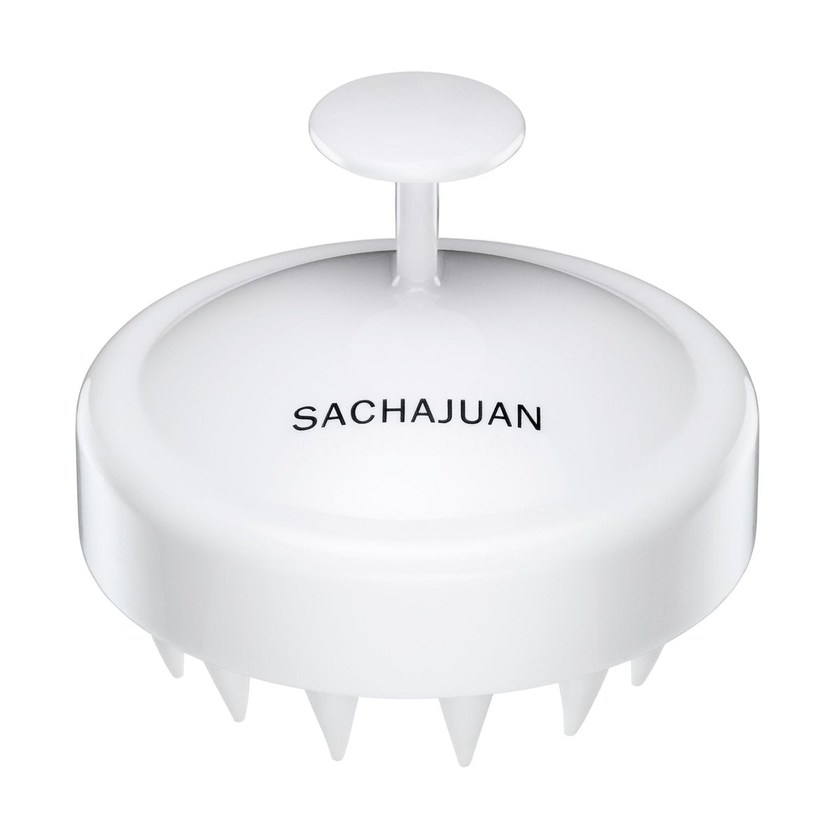 SACHAJUAN Scalp Brush - Gentle Exfoliating Brush for Scalp Care, Removes Buildup, Stimulates Circulation & Supports Healthy Hair Growth, Flexible Bristles for Wet or Dry Use, White - görsel 1