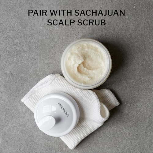 SACHAJUAN Scalp Brush - Gentle Exfoliating Brush for Scalp Care, Removes Buildup, Stimulates Circulation & Supports Healthy Hair Growth, Flexible Bristles for Wet or Dry Use, White - görsel 8