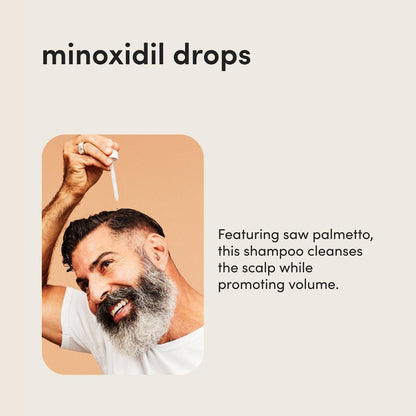 Hims Thick Fix Thickening Shampoo & 5% Minoxidil Treatment Serum - Strengthening Hair Growth with Saw Palmetto & Minoxidil - Paraben-Free & Sulfate-Free - Eucalyptus Grove Scent Avelisse