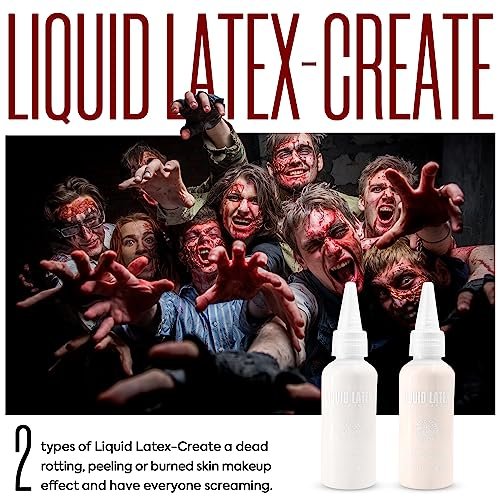 VIOLA HOUSE SFX Makeup Kit - 6 Colors Bruise Wound Face Body Paint with Scar Wax, Liquid Latex, Fake Blood, and Tools - görsel 10