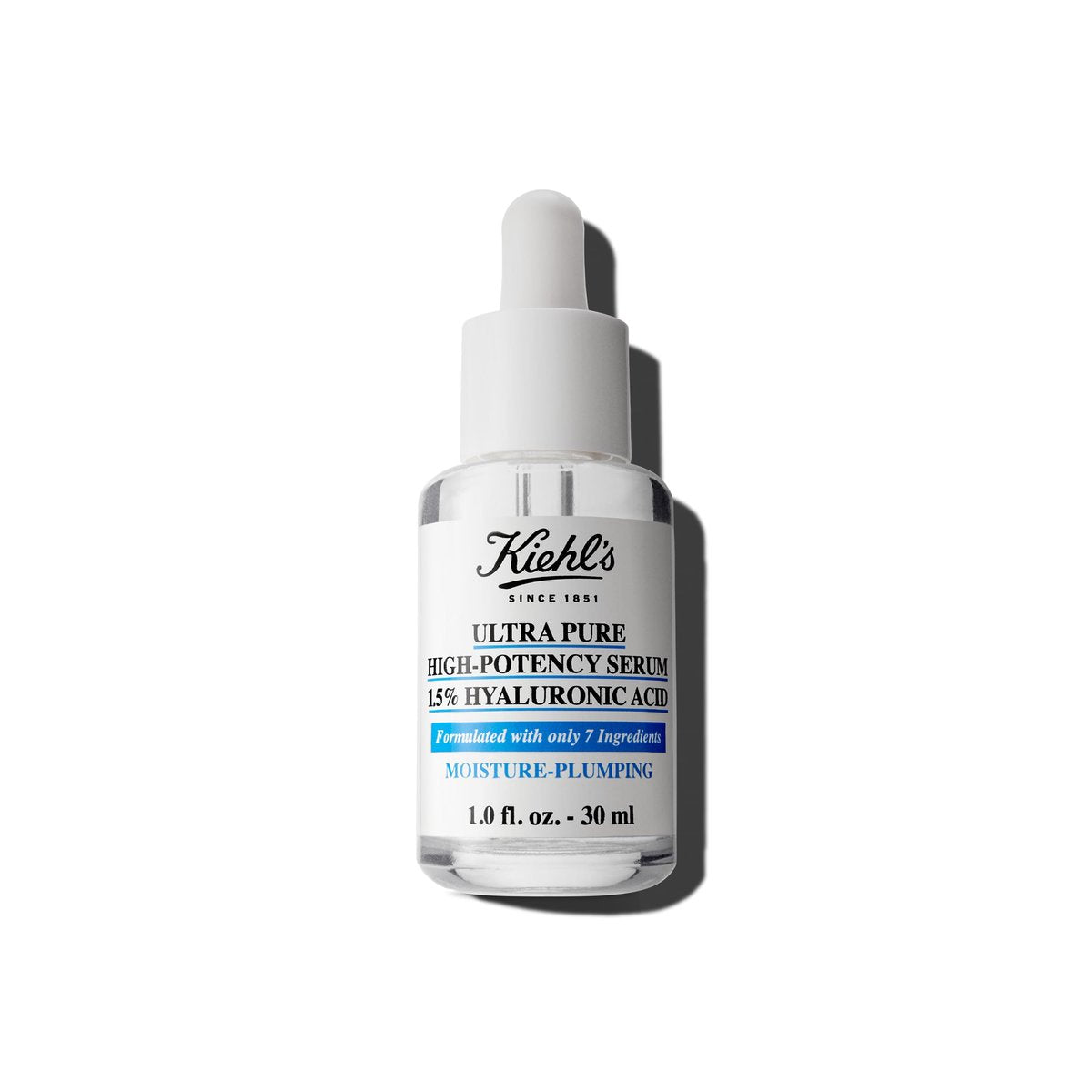 Kiehl's Ultra Pure High-Potency 1.5% Hyaluronic Acid Serum - Hydrating Face Serum for Dry Skin, Fragrance-Free, 1 fl oz Avelisse
