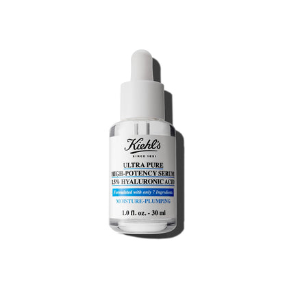 Kiehl's Ultra Pure High-Potency 1.5% Hyaluronic Acid Serum - Hydrating Face Serum for Dry Skin, Fragrance-Free, 1 fl oz Avelisse