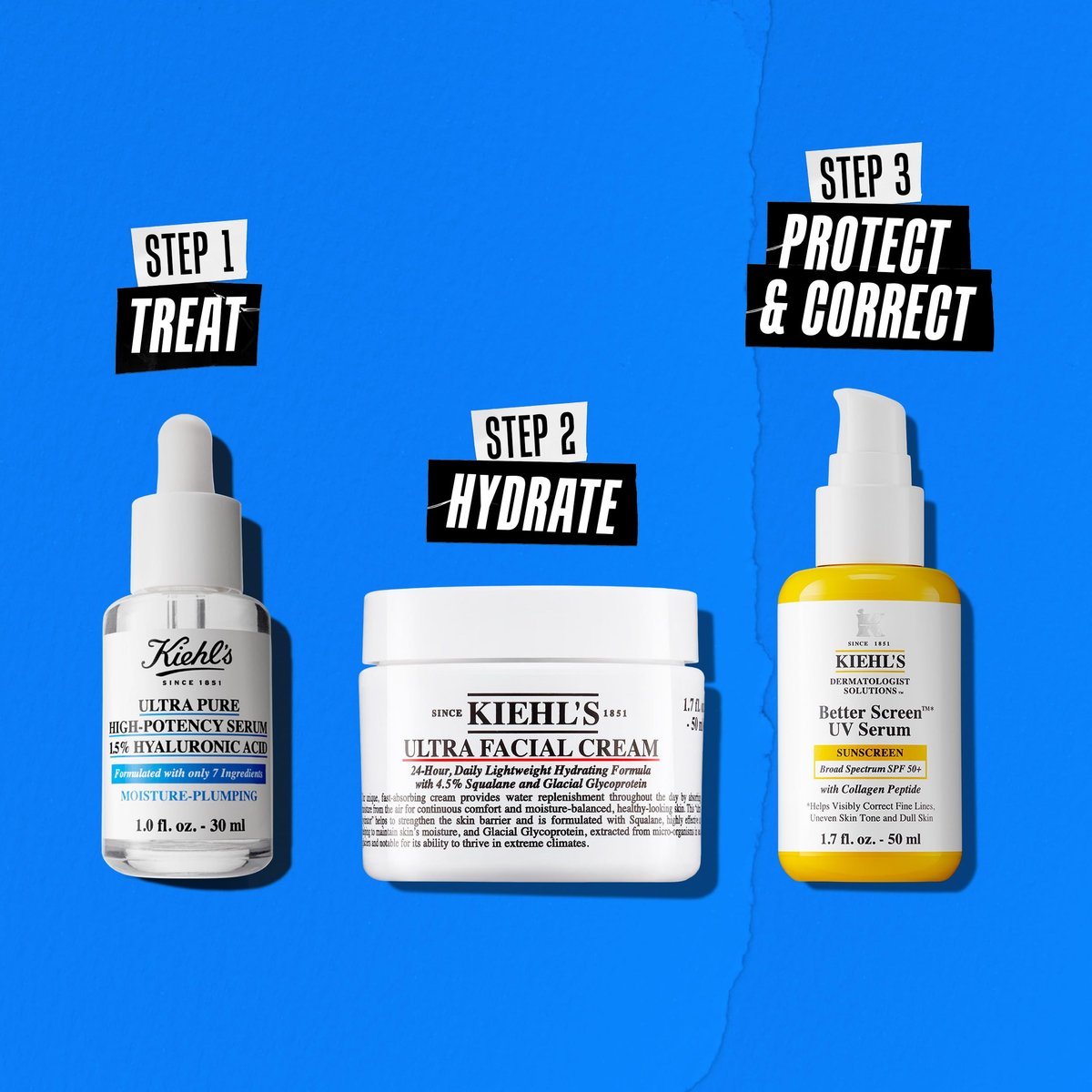 Kiehl's Ultra Pure High-Potency 1.5% Hyaluronic Acid Serum - Hydrating Face Serum for Dry Skin, Fragrance-Free, 1 fl oz Avelisse